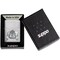 Zippo 2022 Zippo Gambling Scull Emblem On Brushed Chrome,  ZIP-49293 - alternate 3